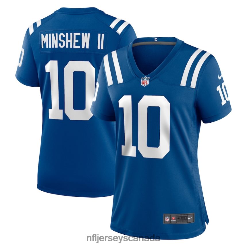 Women Indianapolis Colts Gardner Minshew II Nike Royal Game Jersey Clothing NFL TBXFR6975