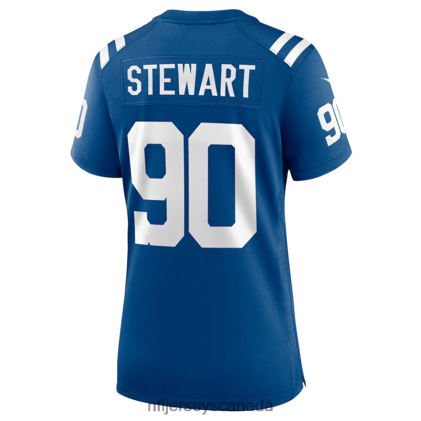 Women Indianapolis Colts Grover Stewart Nike Royal Game Jersey Clothing NFL TBXFR63981