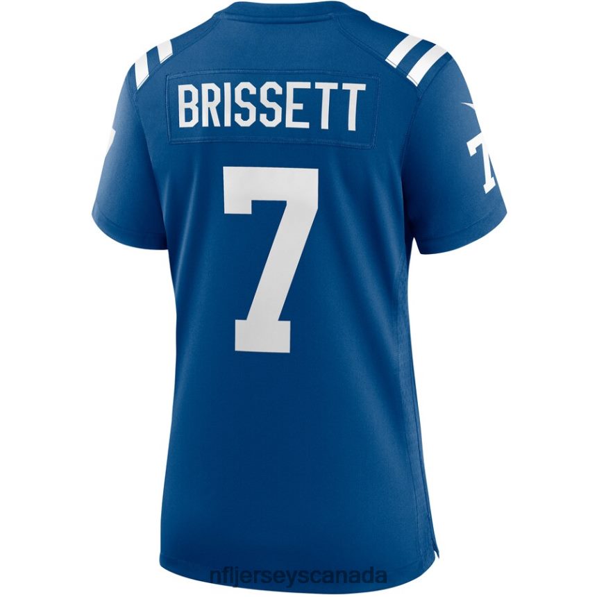 Women Indianapolis Colts Jacoby Brissett Nike Royal Game Player Jersey Clothing NFL TBXFR64616