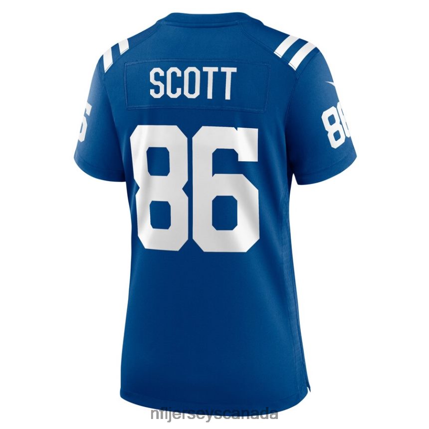 Women Indianapolis Colts Jared Scott Nike Royal Game Player Jersey Clothing NFL TBXFR66528