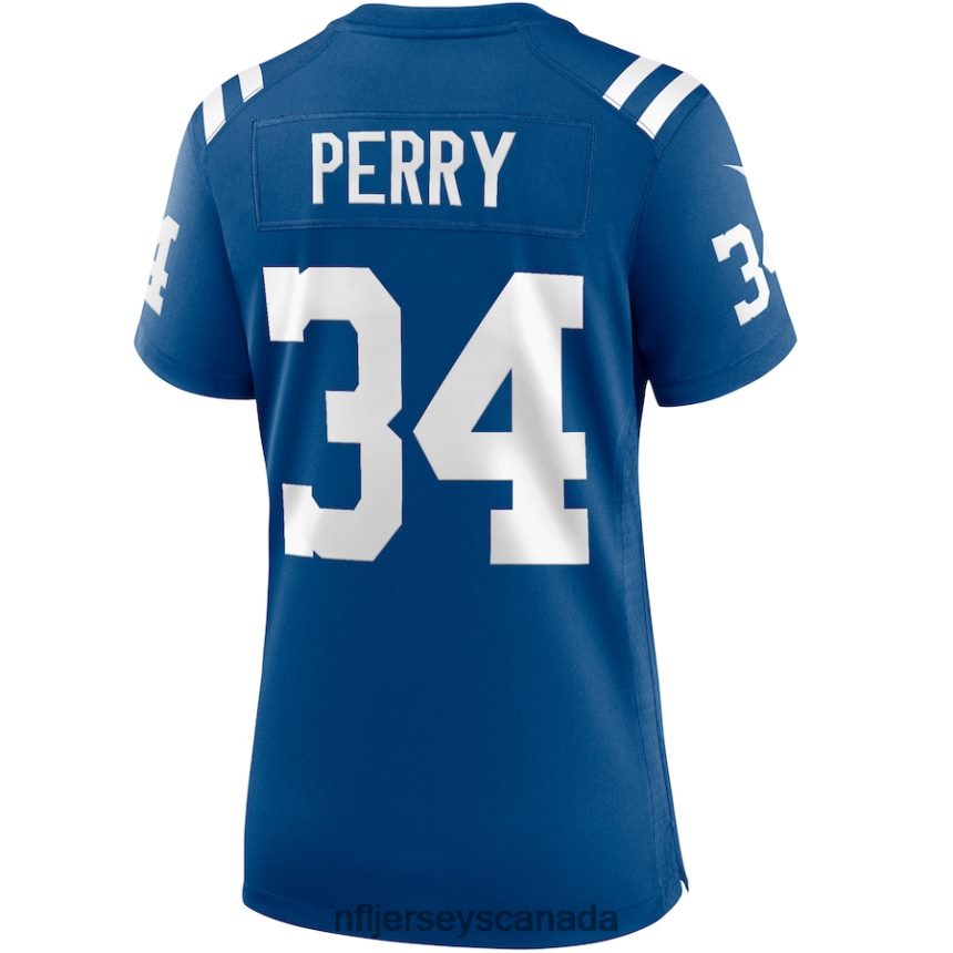 Women Indianapolis Colts Joe Perry Nike Royal Game Retired Player Jersey Clothing NFL TBXFR65095