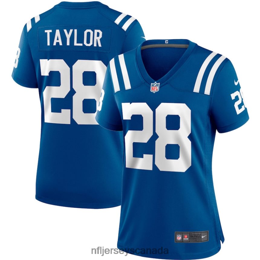 Women Indianapolis Colts Jonathan Taylor Nike Royal Player Game Jersey Clothing NFL TBXFR62189
