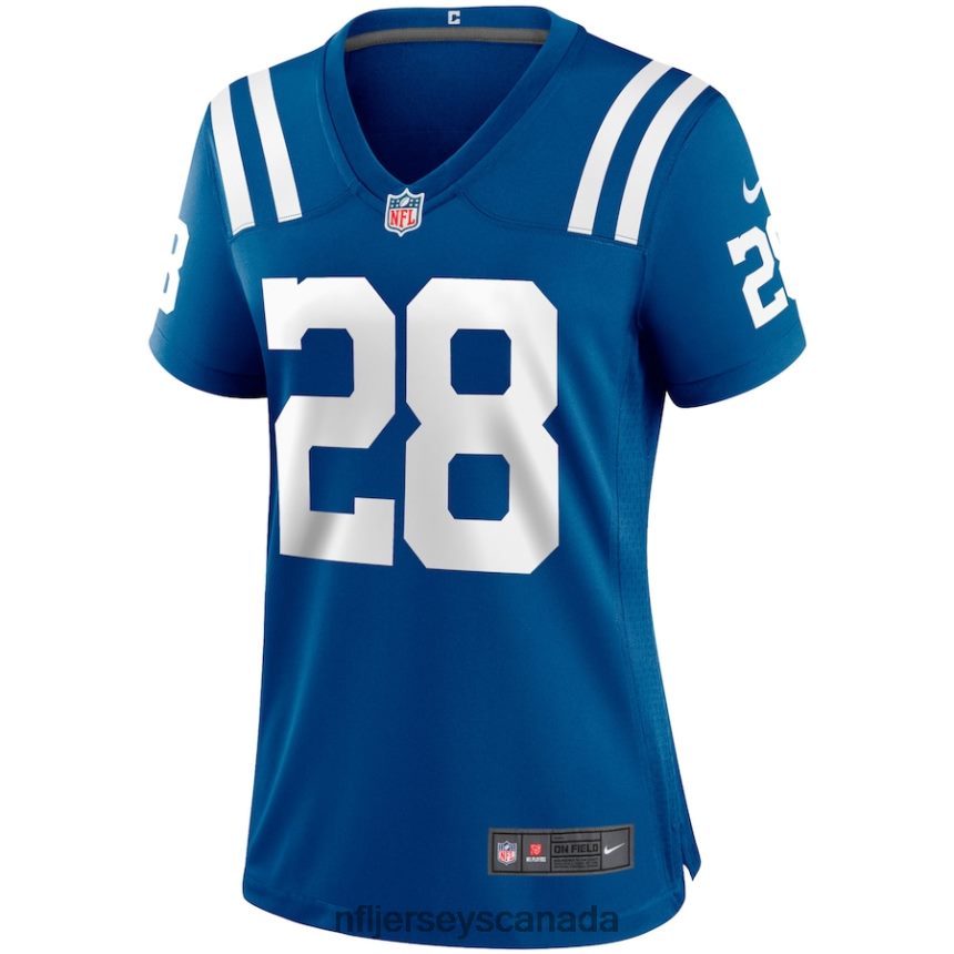 Women Indianapolis Colts Jonathan Taylor Nike Royal Player Game Jersey Clothing NFL TBXFR62189