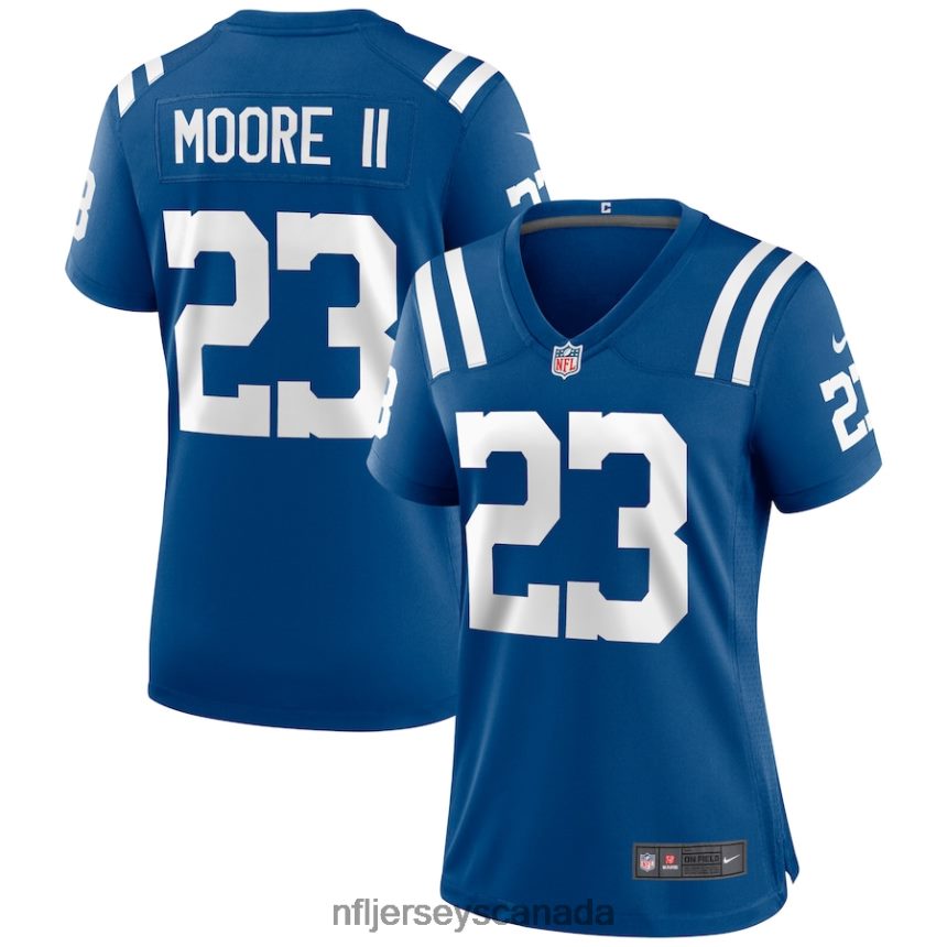 Women Indianapolis Colts Kenny Moore II Nike Royal Game Jersey Clothing NFL TBXFR64731