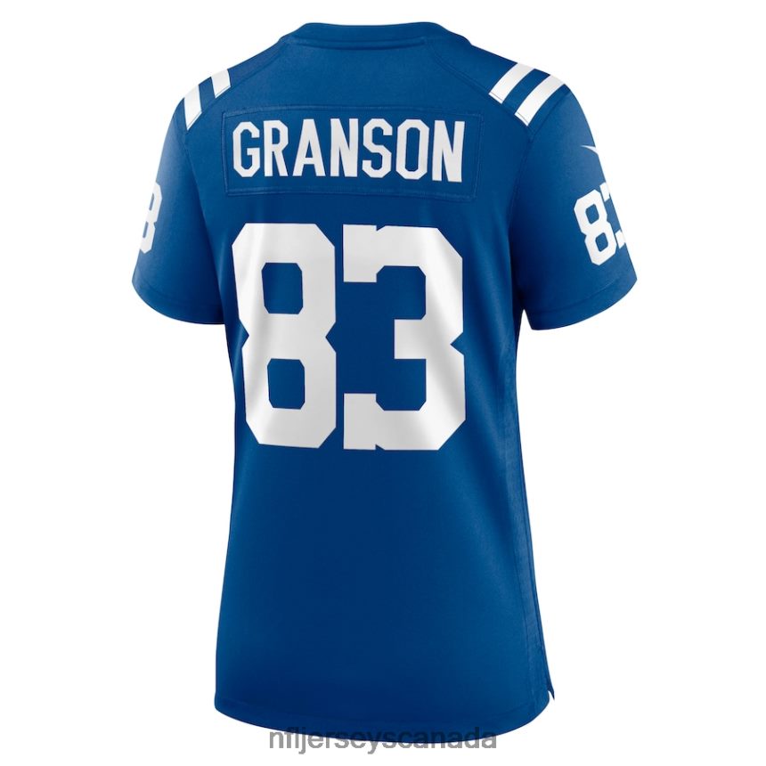 Women Indianapolis Colts Kylen Granson Nike Royal Game Jersey Clothing NFL TBXFR65026