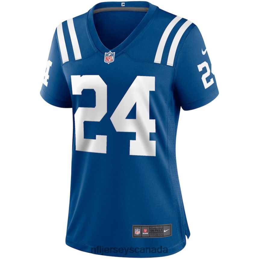 Women Indianapolis Colts Lenny Moore Nike Royal Game Retired Player Jersey Clothing NFL TBXFR63986