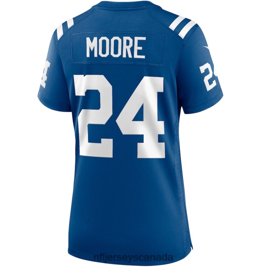 Women Indianapolis Colts Lenny Moore Nike Royal Game Retired Player Jersey Clothing NFL TBXFR63986