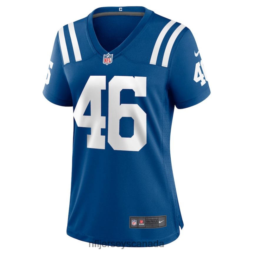 Women Indianapolis Colts Luke Rhodes Nike Royal Game Jersey Clothing NFL TBXFR63991