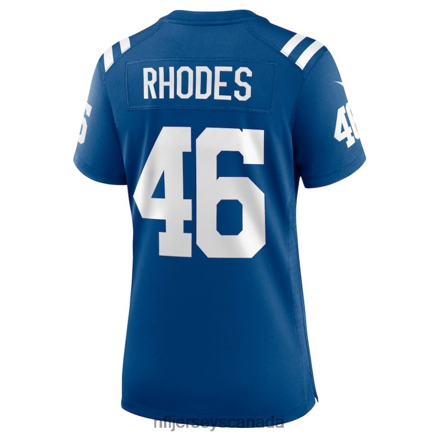 Women Indianapolis Colts Luke Rhodes Nike Royal Game Jersey Clothing NFL TBXFR63991