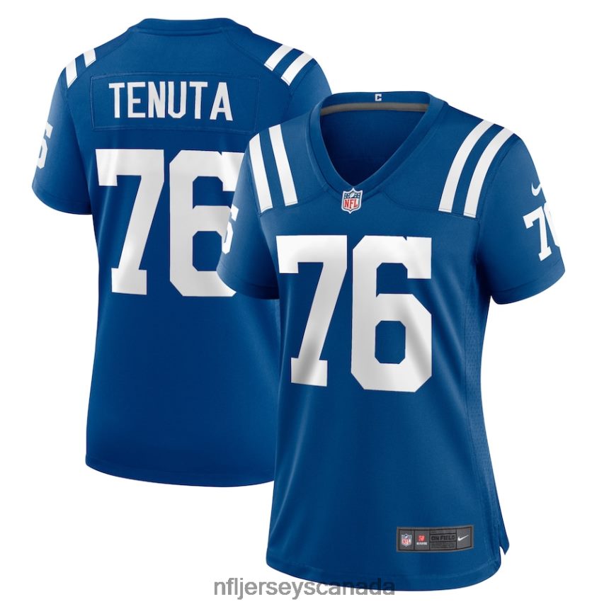 Women Indianapolis Colts Luke Tenuta Nike Royal Game Player Jersey Clothing NFL TBXFR66451