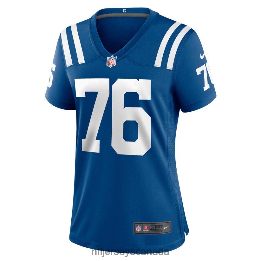 Women Indianapolis Colts Luke Tenuta Nike Royal Game Player Jersey Clothing NFL TBXFR66451