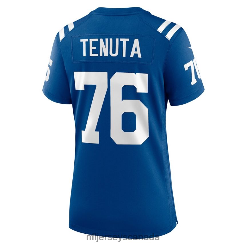 Women Indianapolis Colts Luke Tenuta Nike Royal Game Player Jersey Clothing NFL TBXFR66451