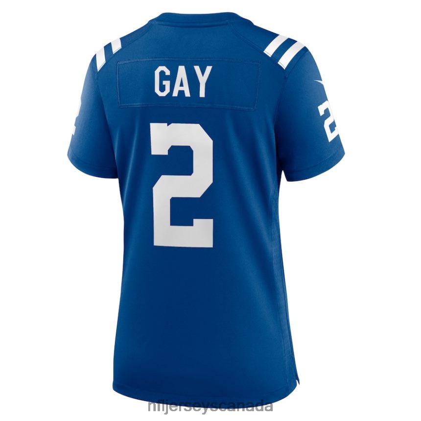 Women Indianapolis Colts Matt Gay Nike Royal Game Player Jersey Clothing NFL TBXFR65583