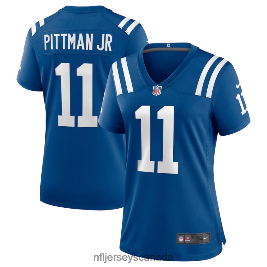 Women Indianapolis Colts Michael Pittman Jr Nike Royal Game Player Jersey Clothing NFL TBXFR62938