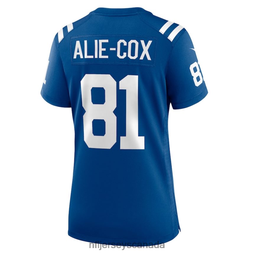 Women Indianapolis Colts Mo Alie-Cox Nike Royal Team Game Jersey Clothing NFL TBXFR65012