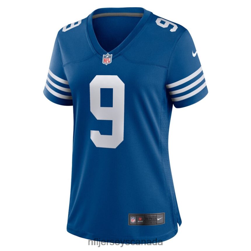 Women Indianapolis Colts Nick Foles Nike Blue Player Game Jersey Clothing NFL TBXFR66885