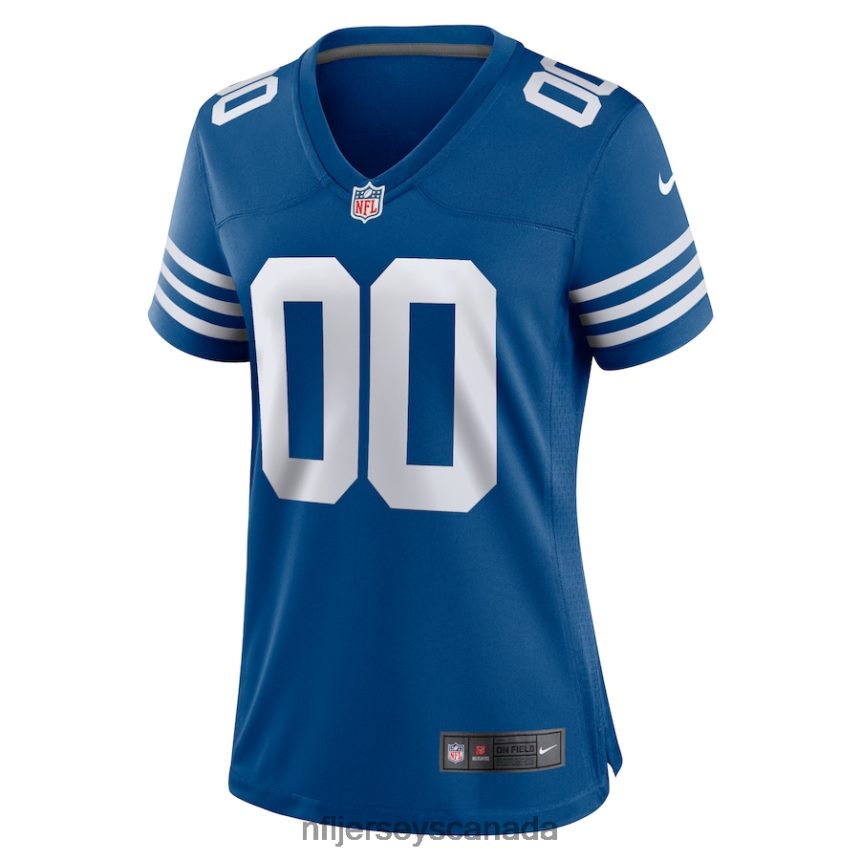 Women Indianapolis Colts Nike Royal Alternate Custom Jersey Clothing NFL TBXFR62508