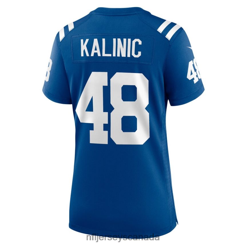 Women Indianapolis Colts Nikola Kalinic Nike Royal Game Player Jersey Clothing NFL TBXFR66808