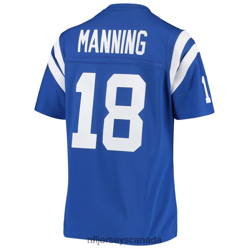 Women Indianapolis Colts Peyton Manning Mitchell  Ness Royal 1998 Legacy Replica Jersey Clothing NFL TBXFR61705