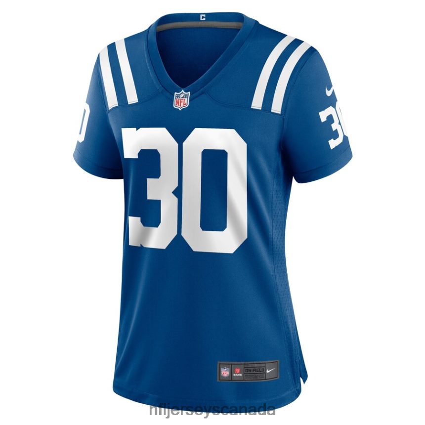 Women Indianapolis Colts Phillip Lindsay Nike Royal Game Player Jersey Clothing NFL TBXFR66333