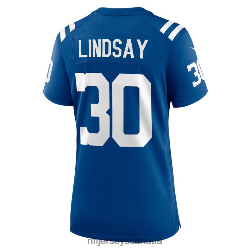 Women Indianapolis Colts Phillip Lindsay Nike Royal Game Player Jersey Clothing NFL TBXFR66333