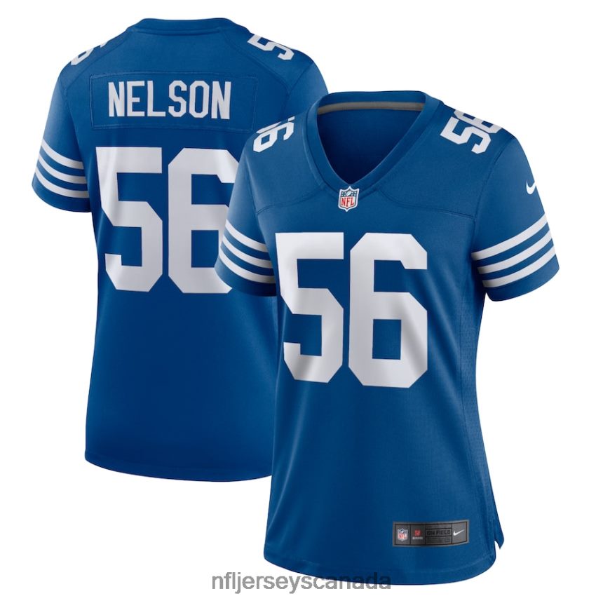 Women Indianapolis Colts Quenton Nelson Nike Royal Alternate Game Jersey Clothing NFL TBXFR64953