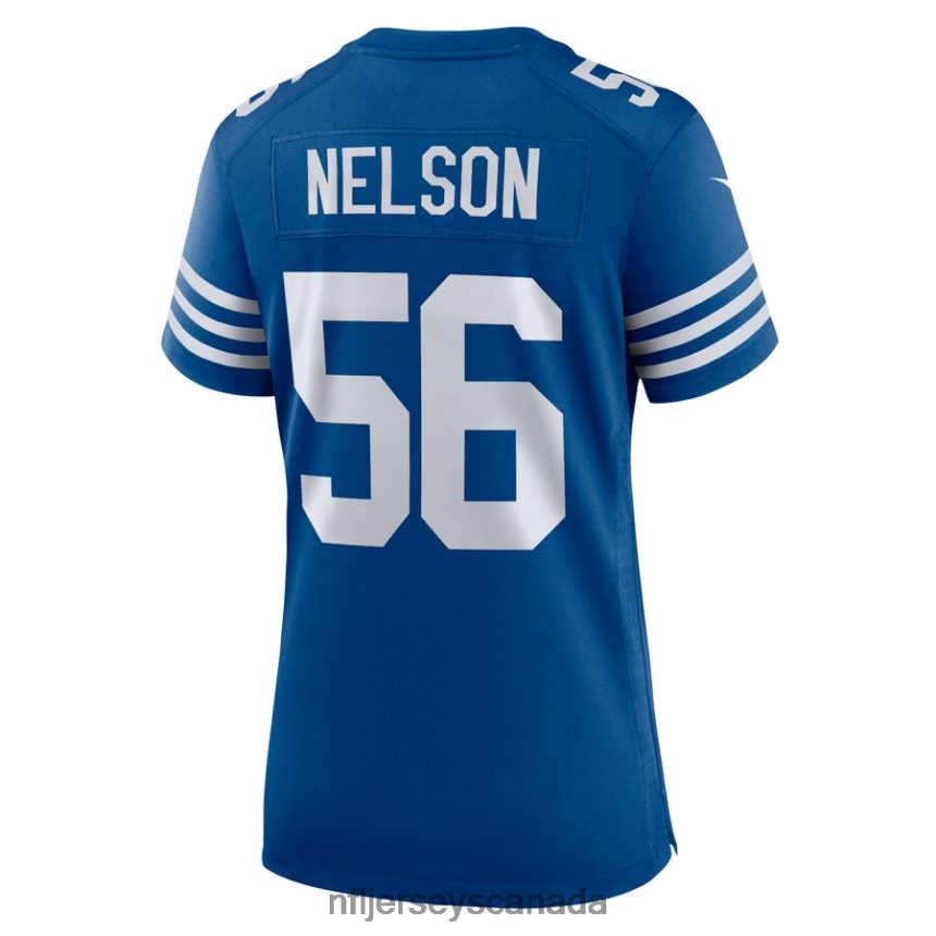 Women Indianapolis Colts Quenton Nelson Nike Royal Alternate Game Jersey Clothing NFL TBXFR64953