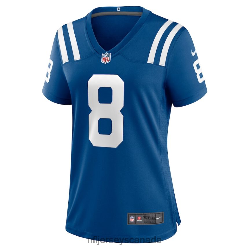 Women Indianapolis Colts Rigoberto Sanchez Nike Royal Game Jersey Clothing NFL TBXFR65016