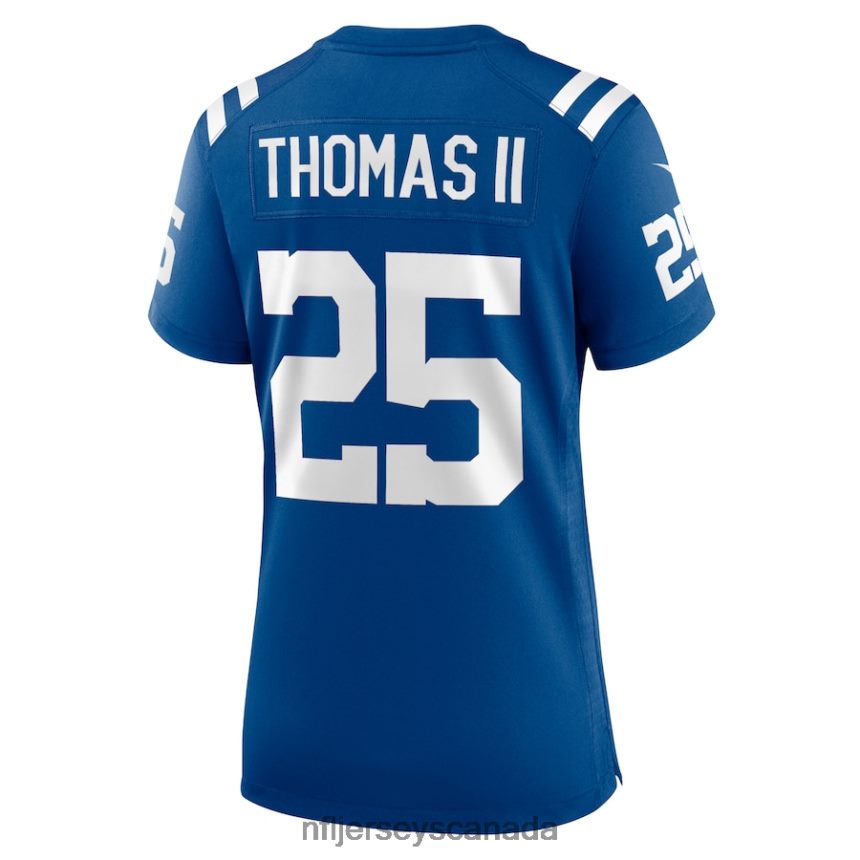 Women Indianapolis Colts Rodney Thomas II Nike Royal Game Player Jersey Clothing NFL TBXFR66590
