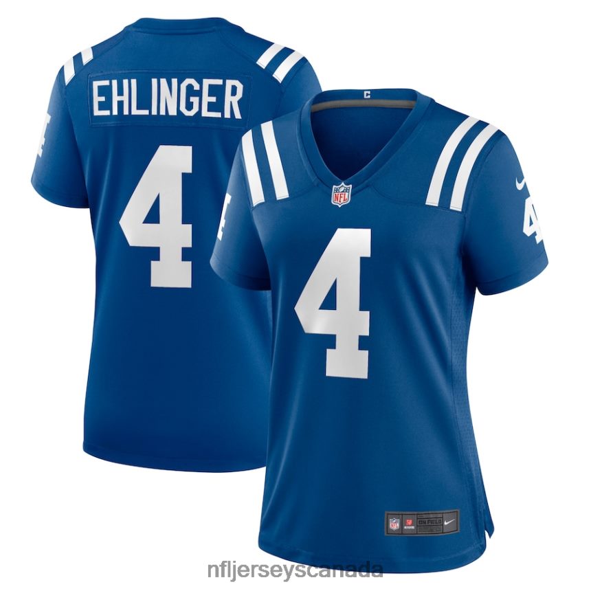 Women Indianapolis Colts Sam Ehlinger Nike Royal Game Jersey Clothing NFL TBXFR65006