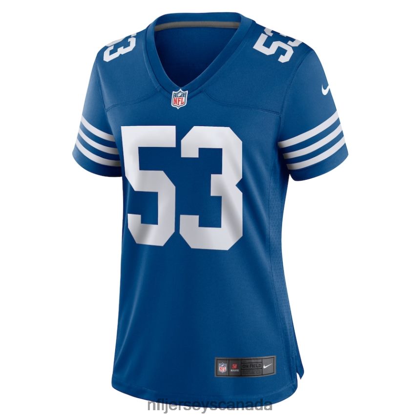 Women Indianapolis Colts Shaquille Leonard Nike Royal Alternate Game Jersey Clothing NFL TBXFR62167