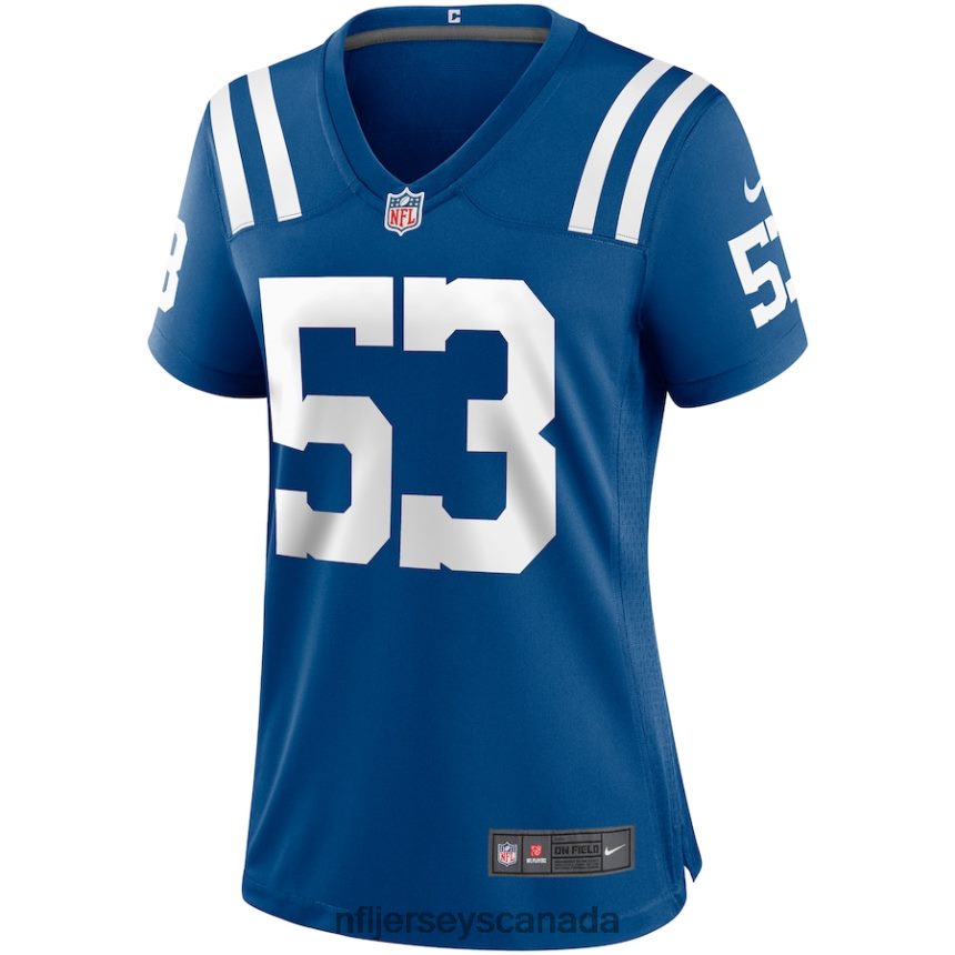 Women Indianapolis Colts Shaquille Leonard Nike Royal Player Game Jersey Clothing NFL TBXFR63745