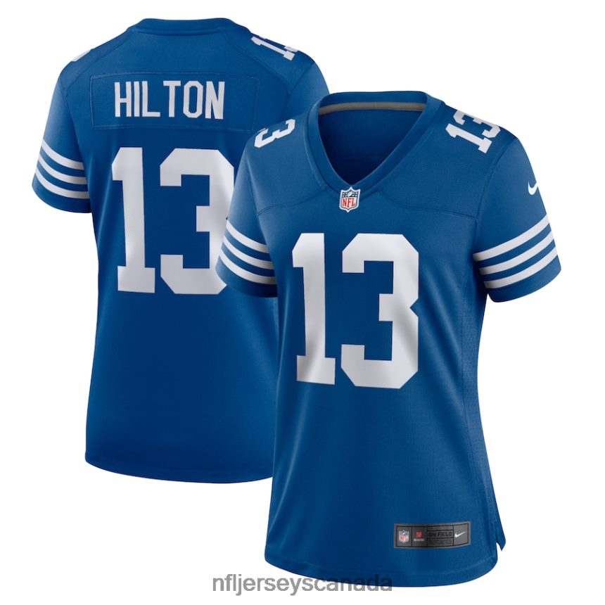 Women Indianapolis Colts TY Hilton Nike Royal Alternate Game Jersey Clothing NFL TBXFR63630