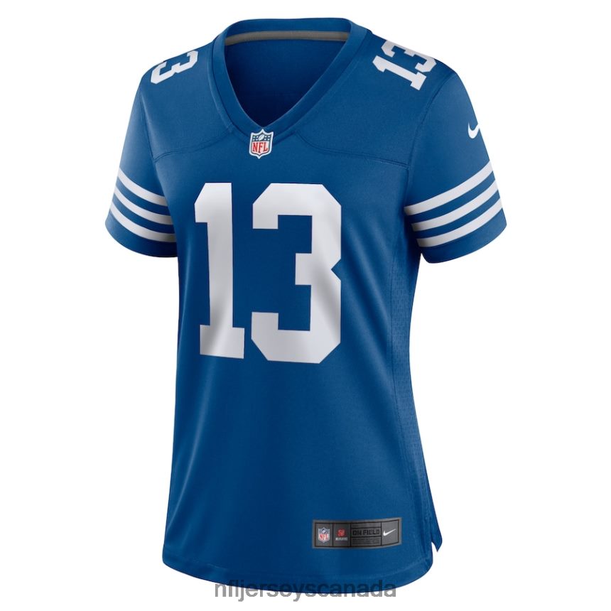 Women Indianapolis Colts TY Hilton Nike Royal Alternate Game Jersey Clothing NFL TBXFR63630