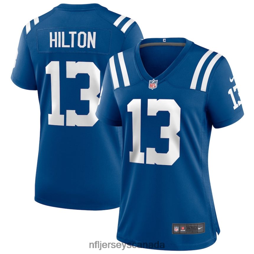 Women Indianapolis Colts TY Hilton Nike Royal Player Game Jersey Clothing NFL TBXFR65085