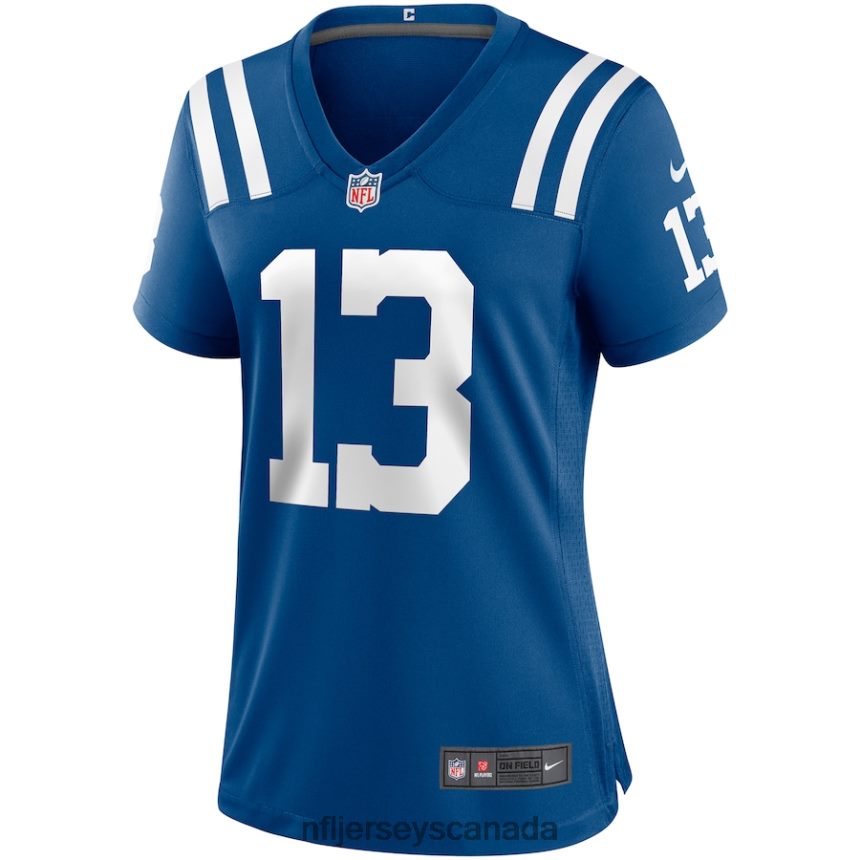 Women Indianapolis Colts TY Hilton Nike Royal Player Game Jersey Clothing NFL TBXFR65085