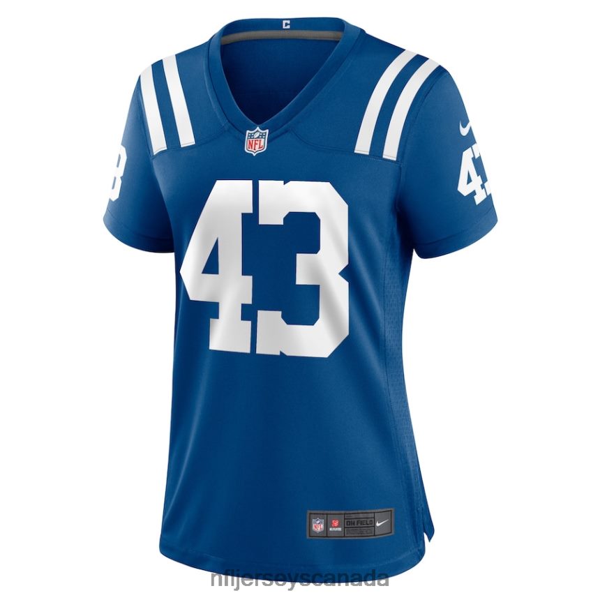 Women Indianapolis Colts Trevor Denbow Nike Royal Game Player Jersey Clothing NFL TBXFR66599