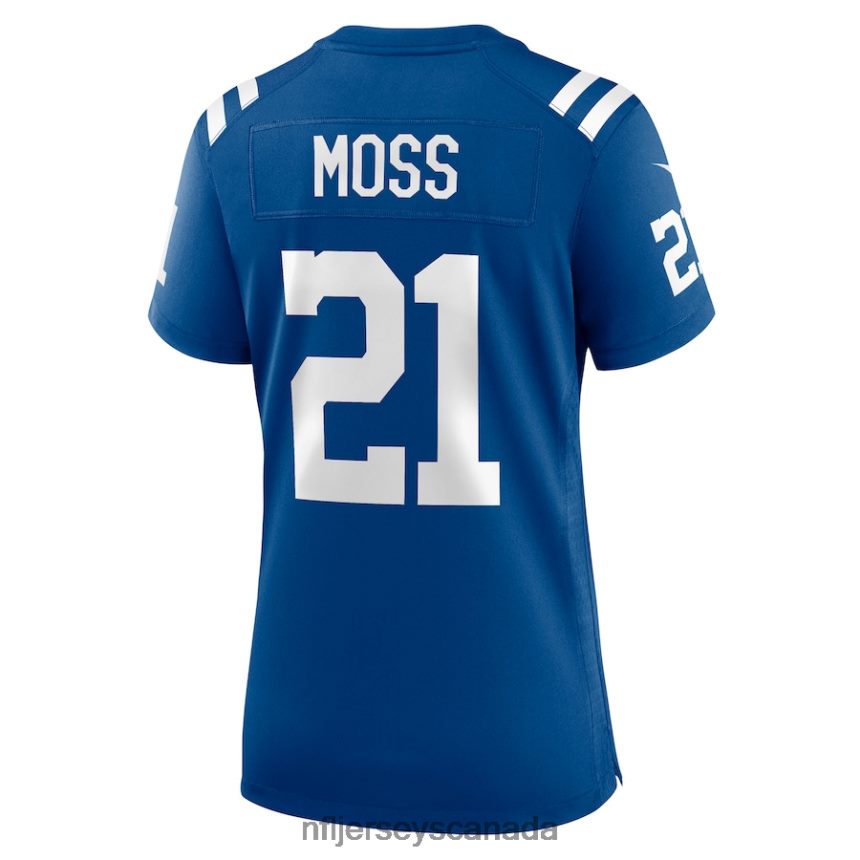Women Indianapolis Colts Zack Moss Nike Royal Game Player Jersey Clothing NFL TBXFR65738