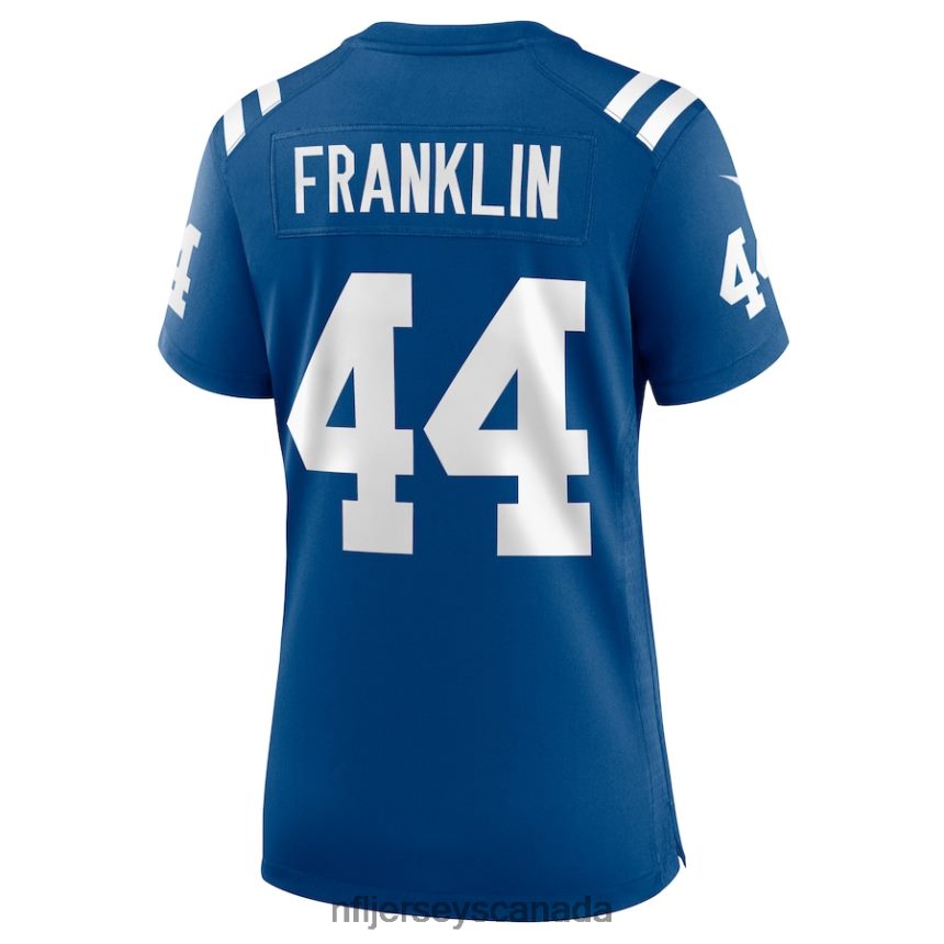 Women Indianapolis Colts Zaire Franklin Nike Royal Game Jersey Clothing NFL TBXFR65018