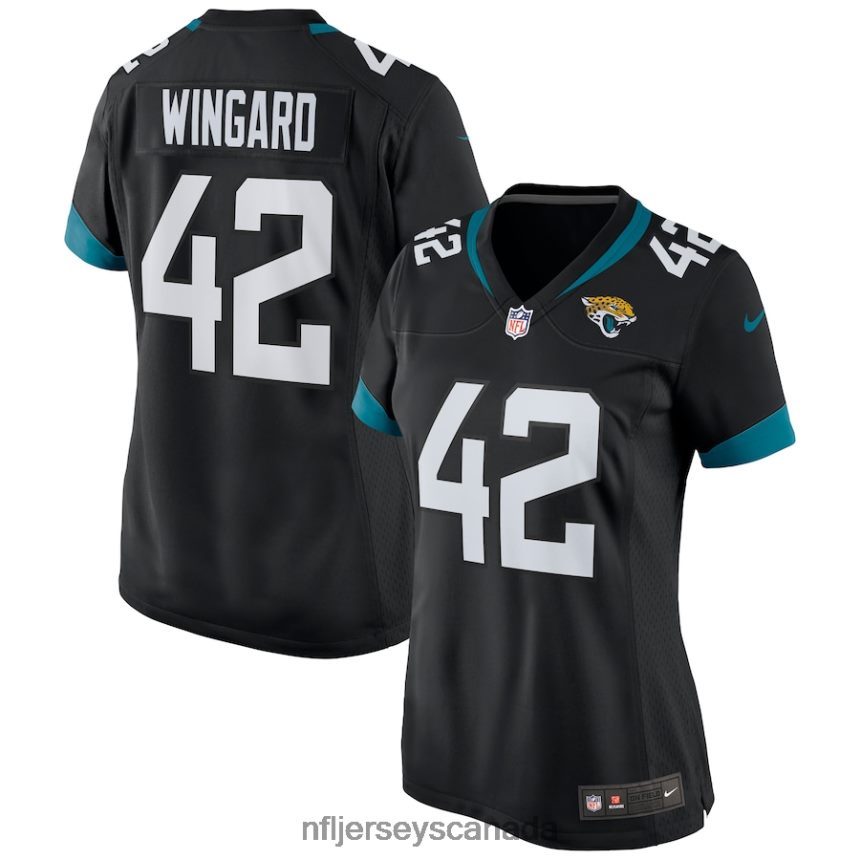 Women Jacksonville Jaguars Andrew Wingard Nike Black Game Jersey Clothing NFL TBXFR64654