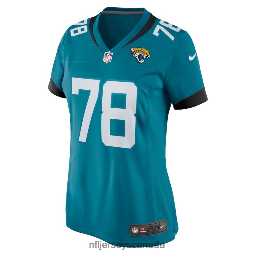 Women Jacksonville Jaguars Ben Bartch Nike Teal Nike Game Jersey Clothing NFL TBXFR65246