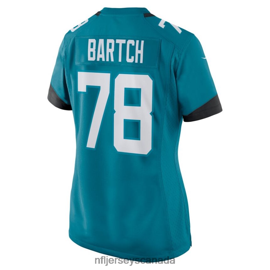 Women Jacksonville Jaguars Ben Bartch Nike Teal Nike Game Jersey Clothing NFL TBXFR65246