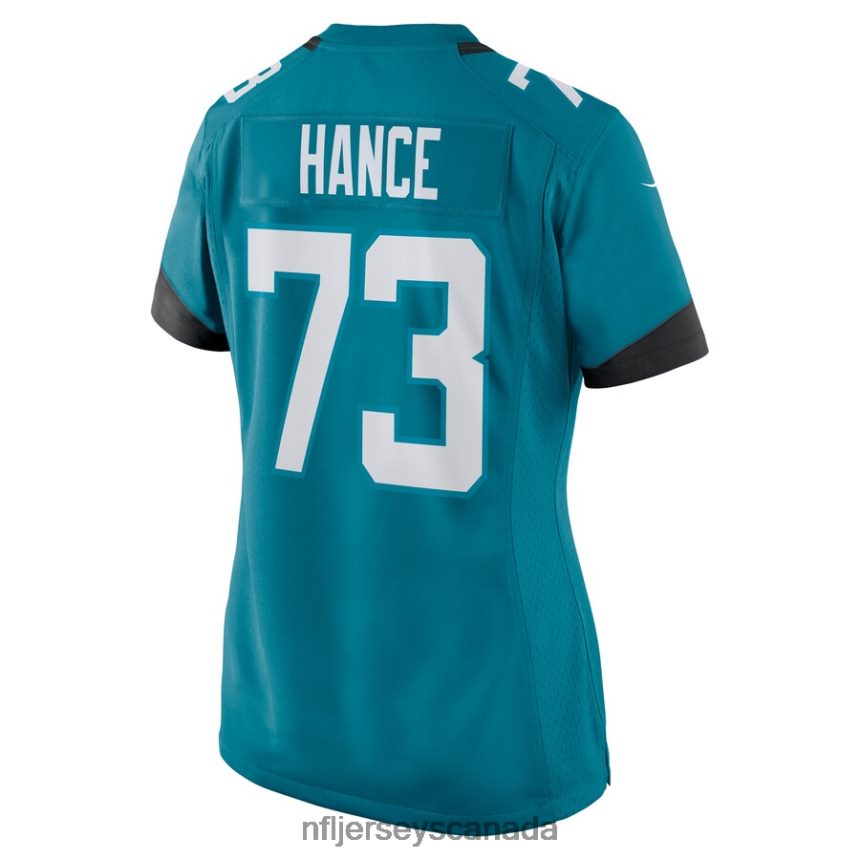Women Jacksonville Jaguars Blake Hance Nike Teal Home Game Player Jersey Clothing NFL TBXFR65437