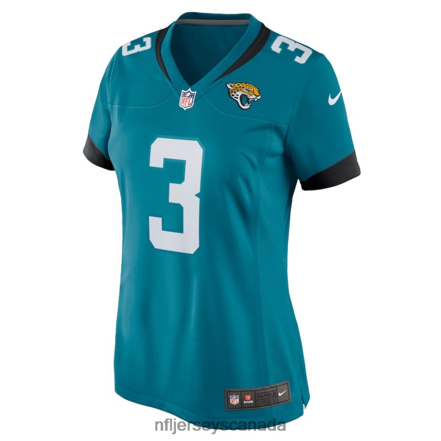 Women Jacksonville Jaguars CJ Beathard Nike Teal Nike Game Jersey Clothing NFL TBXFR65955