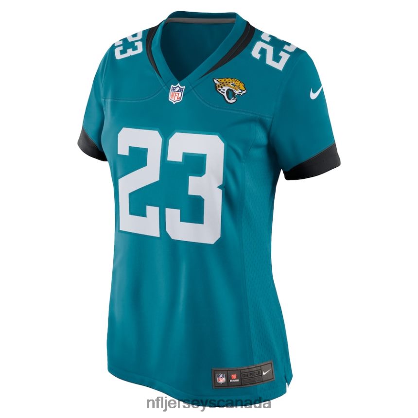 Women Jacksonville Jaguars CJ Henderson Nike Teal Player Game Team Jersey Clothing NFL TBXFR62191