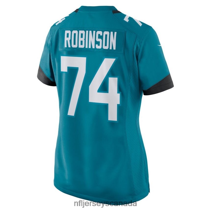 Women Jacksonville Jaguars Cam Robinson Nike Teal Nike Game Jersey Clothing NFL TBXFR65255