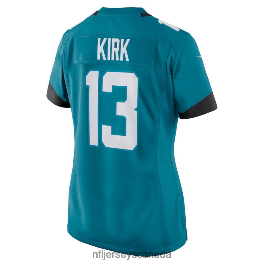 Women Jacksonville Jaguars Christian Kirk Nike Teal Game Jersey Clothing NFL TBXFR63352