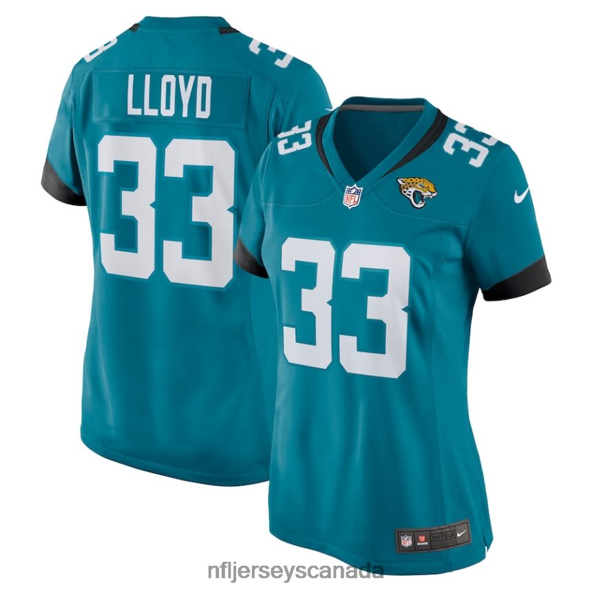 Women Jacksonville Jaguars Devin Lloyd Nike Teal Player Game Jersey Clothing NFL TBXFR63344