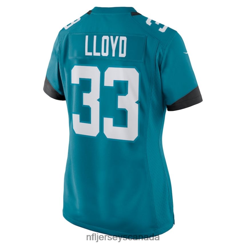 Women Jacksonville Jaguars Devin Lloyd Nike Teal Player Game Jersey Clothing NFL TBXFR63344