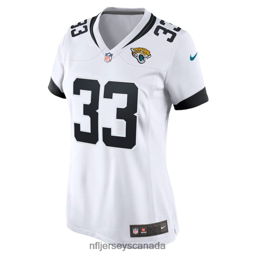 Women Jacksonville Jaguars Devin Lloyd Nike White Away Game Player Jersey Clothing NFL TBXFR64047